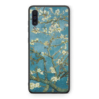 Thumbnail for samsung a50 White Blossoms θήκη από τη Smartfits με σχέδιο στο πίσω μέρος και μαύρο περίβλημα | Smartphone case with colorful back and black bezels by Smartfits