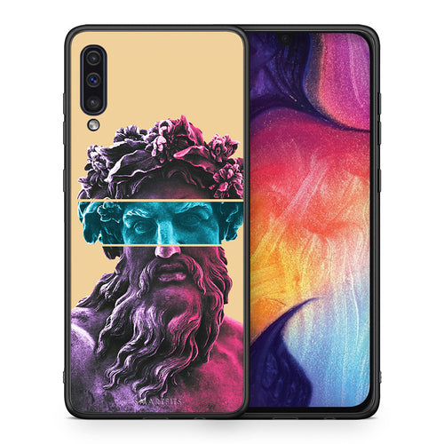 Θήκη Αγίου Βαλεντίνου Samsung A50 / A30s Zeus Art από τη Smartfits με σχέδιο στο πίσω μέρος και μαύρο περίβλημα | Samsung A50 / A30s Zeus Art case with colorful back and black bezels