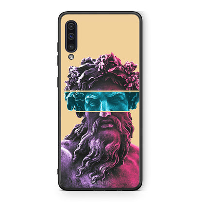 samsung a50 Zeus Art Θήκη Αγίου Βαλεντίνου από τη Smartfits με σχέδιο στο πίσω μέρος και μαύρο περίβλημα | Smartphone case with colorful back and black bezels by Smartfits