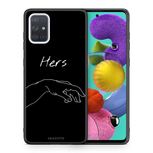 Θήκη Αγίου Βαλεντίνου Samsung A51 Aeshetic Love 1 από τη Smartfits με σχέδιο στο πίσω μέρος και μαύρο περίβλημα | Samsung A51 Aeshetic Love 1 case with colorful back and black bezels