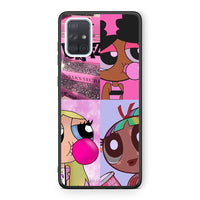 Thumbnail for Samsung A71 Bubble Girls Θήκη Αγίου Βαλεντίνου από τη Smartfits με σχέδιο στο πίσω μέρος και μαύρο περίβλημα | Smartphone case with colorful back and black bezels by Smartfits