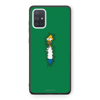 Thumbnail for Samsung A51 Bush Man Θήκη Αγίου Βαλεντίνου από τη Smartfits με σχέδιο στο πίσω μέρος και μαύρο περίβλημα | Smartphone case with colorful back and black bezels by Smartfits