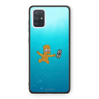 Thumbnail for Samsung A51 Chasing Money θήκη από τη Smartfits με σχέδιο στο πίσω μέρος και μαύρο περίβλημα | Smartphone case with colorful back and black bezels by Smartfits