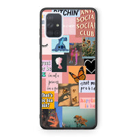 Thumbnail for Samsung A71 Collage Bitchin Θήκη Αγίου Βαλεντίνου από τη Smartfits με σχέδιο στο πίσω μέρος και μαύρο περίβλημα | Smartphone case with colorful back and black bezels by Smartfits