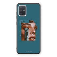 Thumbnail for Samsung A71 Cry An Ocean θήκη από τη Smartfits με σχέδιο στο πίσω μέρος και μαύρο περίβλημα | Smartphone case with colorful back and black bezels by Smartfits