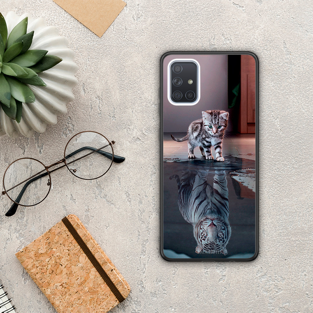 Cute Tiger - Samsung Galaxy A51 θήκη