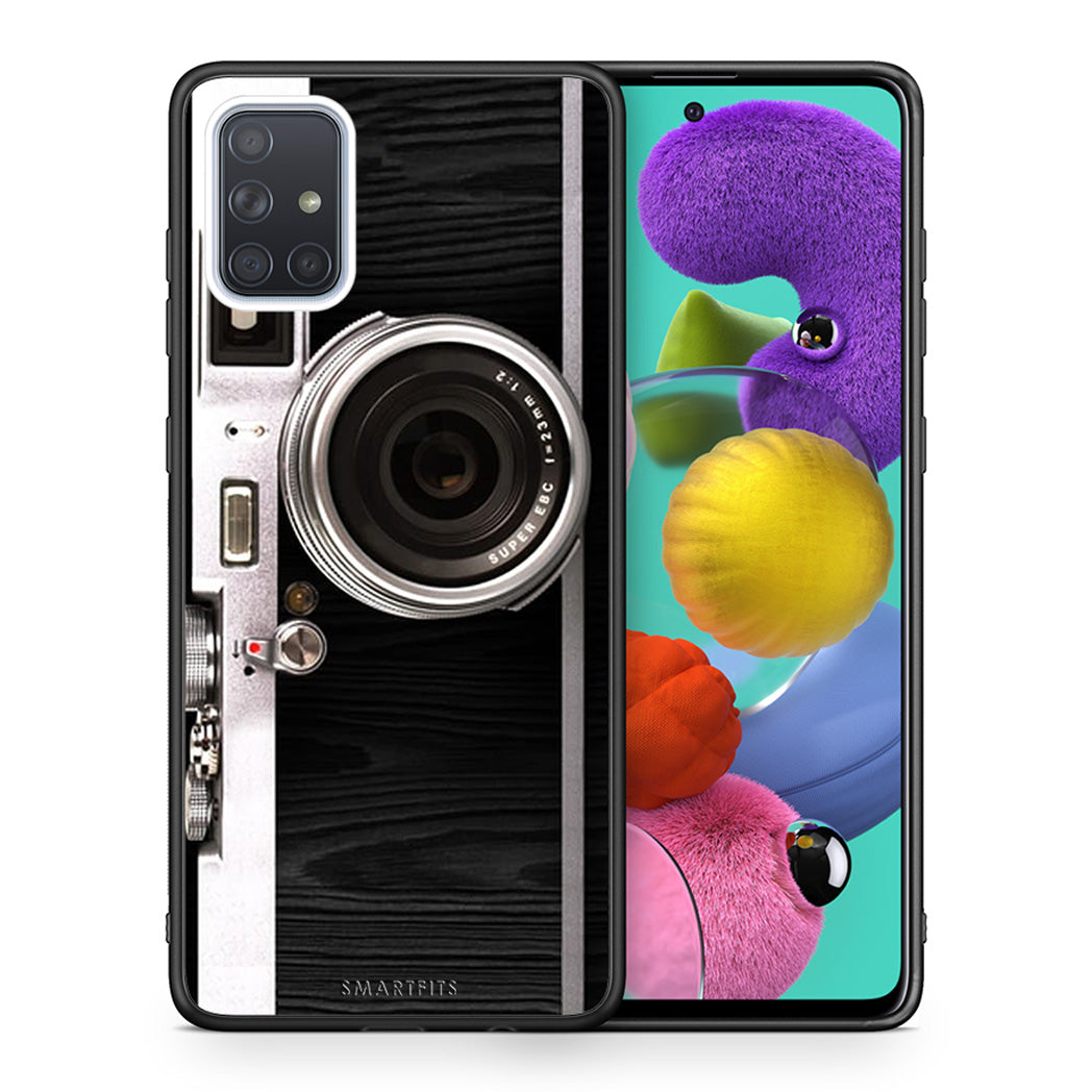 Θήκη Samsung A51 Emily In Paris από τη Smartfits με σχέδιο στο πίσω μέρος και μαύρο περίβλημα | Samsung A51 Emily In Paris case with colorful back and black bezels