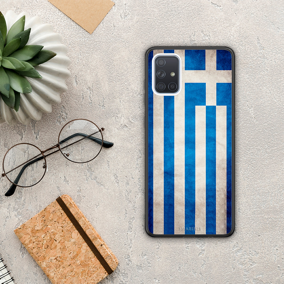 Flag Greek - Samsung Galaxy A51 θήκη