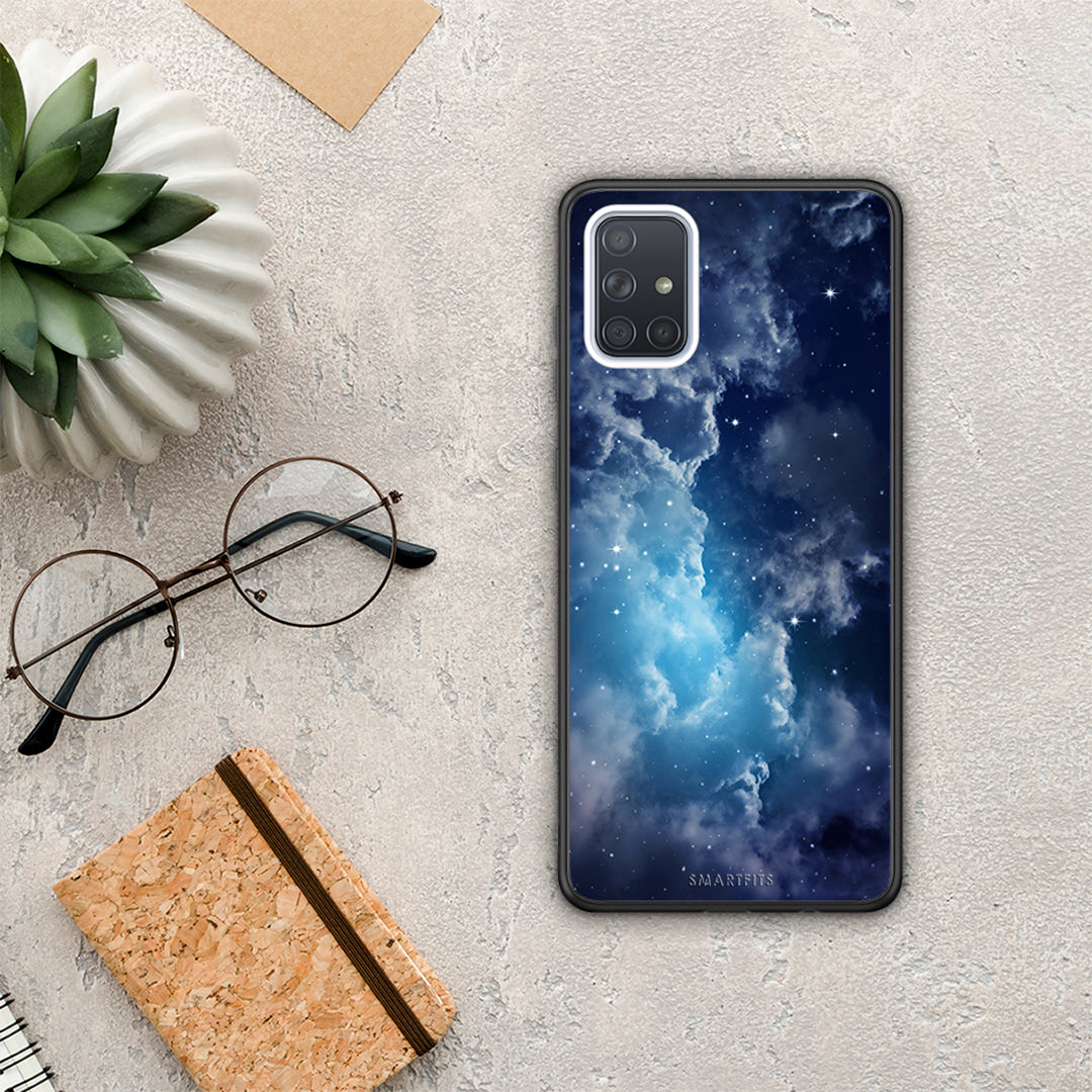 Galactic Blue Sky - Samsung Galaxy A51 θήκη