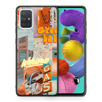 Thumbnail for Θήκη Αγίου Βαλεντίνου Samsung A51 Groovy Babe από τη Smartfits με σχέδιο στο πίσω μέρος και μαύρο περίβλημα | Samsung A51 Groovy Babe case with colorful back and black bezels