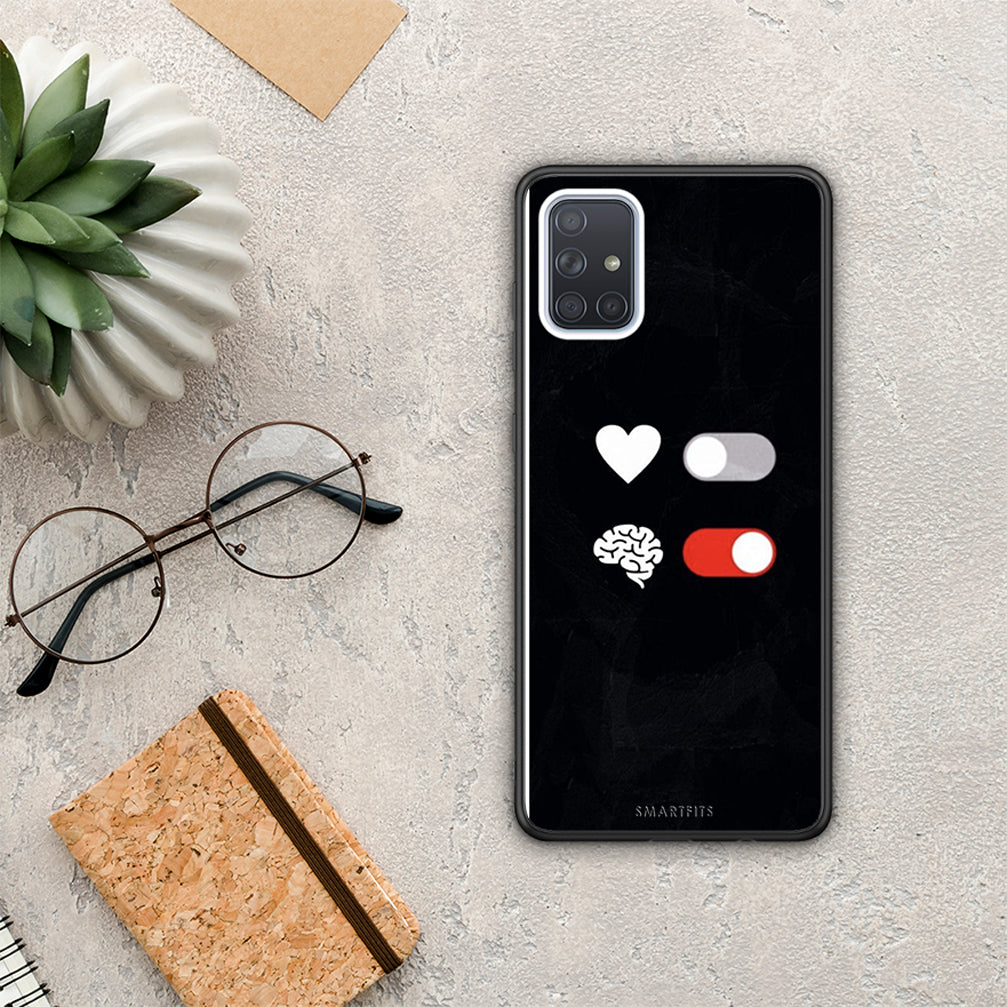 Heart Vs Brain - Samsung Galaxy A51 θήκη