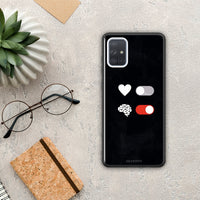 Thumbnail for Heart Vs Brain - Samsung Galaxy A51 θήκη