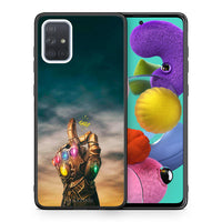 Thumbnail for Θήκη Samsung A51 Infinity Snap από τη Smartfits με σχέδιο στο πίσω μέρος και μαύρο περίβλημα | Samsung A51 Infinity Snap case with colorful back and black bezels