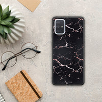Thumbnail for Marble Black Rosegold - Samsung Galaxy A51 θήκη