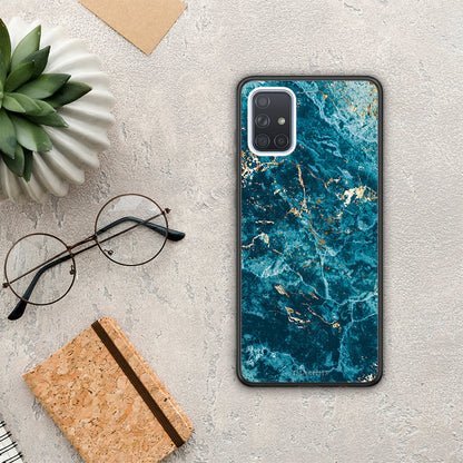 Marble Blue - Samsung Galaxy A51 θήκη