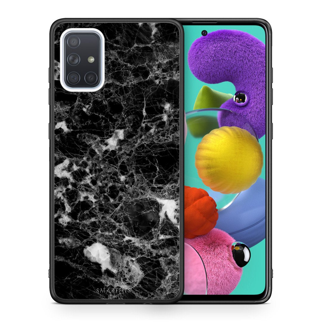 Θήκη Samsung A51 Male Marble από τη Smartfits με σχέδιο στο πίσω μέρος και μαύρο περίβλημα | Samsung A51 Male Marble case with colorful back and black bezels