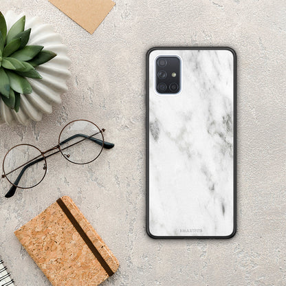 Marble White - Samsung Galaxy A51 θήκη