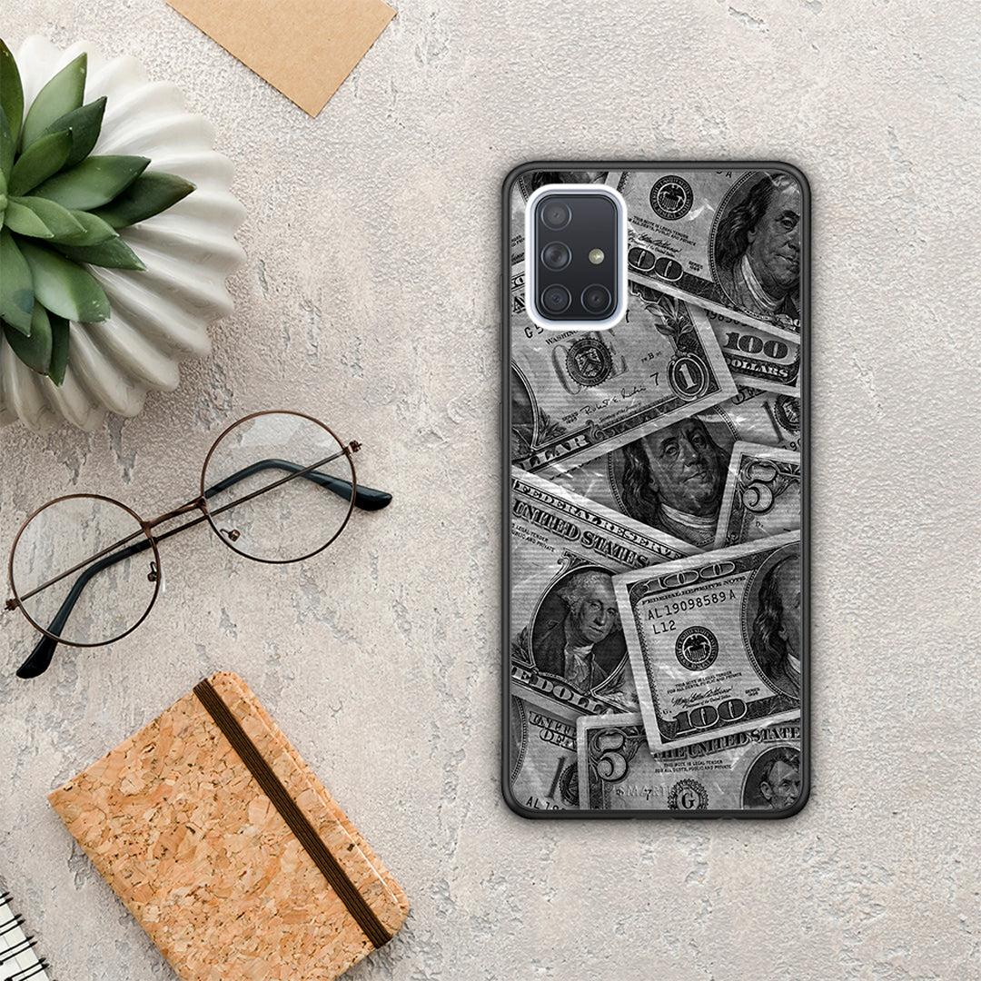 Money Dollars - Samsung Galaxy A51 θήκη
