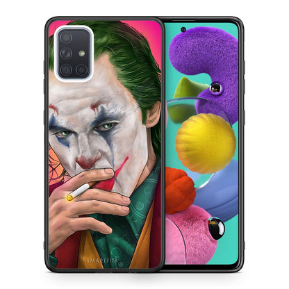 Θήκη Samsung A51 JokesOnU PopArt από τη Smartfits με σχέδιο στο πίσω μέρος και μαύρο περίβλημα | Samsung A51 JokesOnU PopArt case with colorful back and black bezels