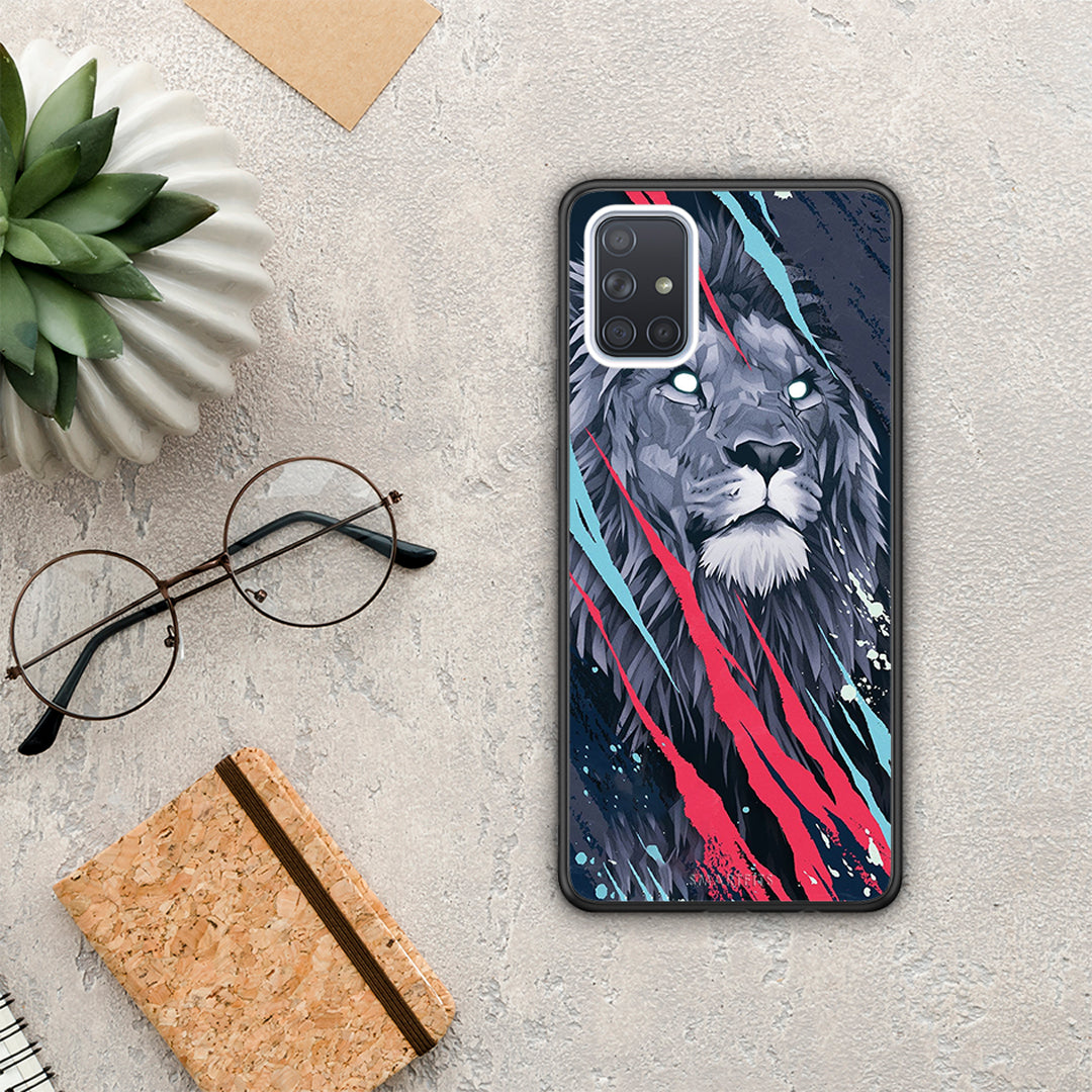 PopArt Lion Designer - Samsung Galaxy A51 θήκη