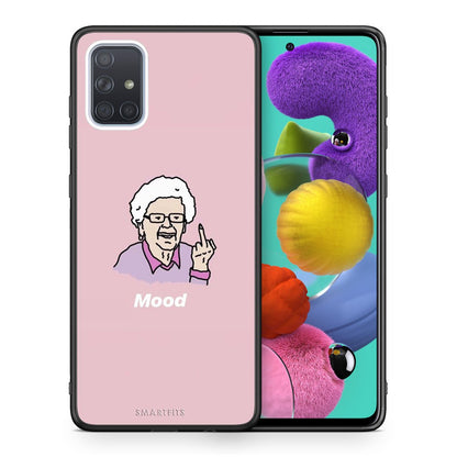 Θήκη Samsung A51 Mood PopArt από τη Smartfits με σχέδιο στο πίσω μέρος και μαύρο περίβλημα | Samsung A51 Mood PopArt case with colorful back and black bezels