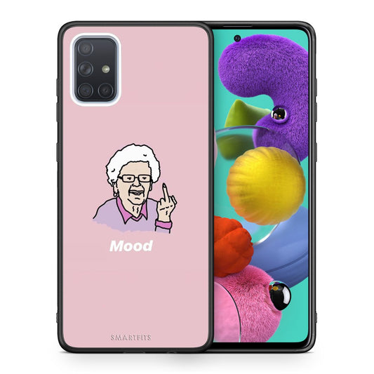 Θήκη Samsung A51 Mood PopArt από τη Smartfits με σχέδιο στο πίσω μέρος και μαύρο περίβλημα | Samsung A51 Mood PopArt case with colorful back and black bezels