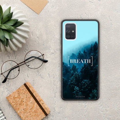 Quote Breath - Samsung Galaxy A51 θήκη