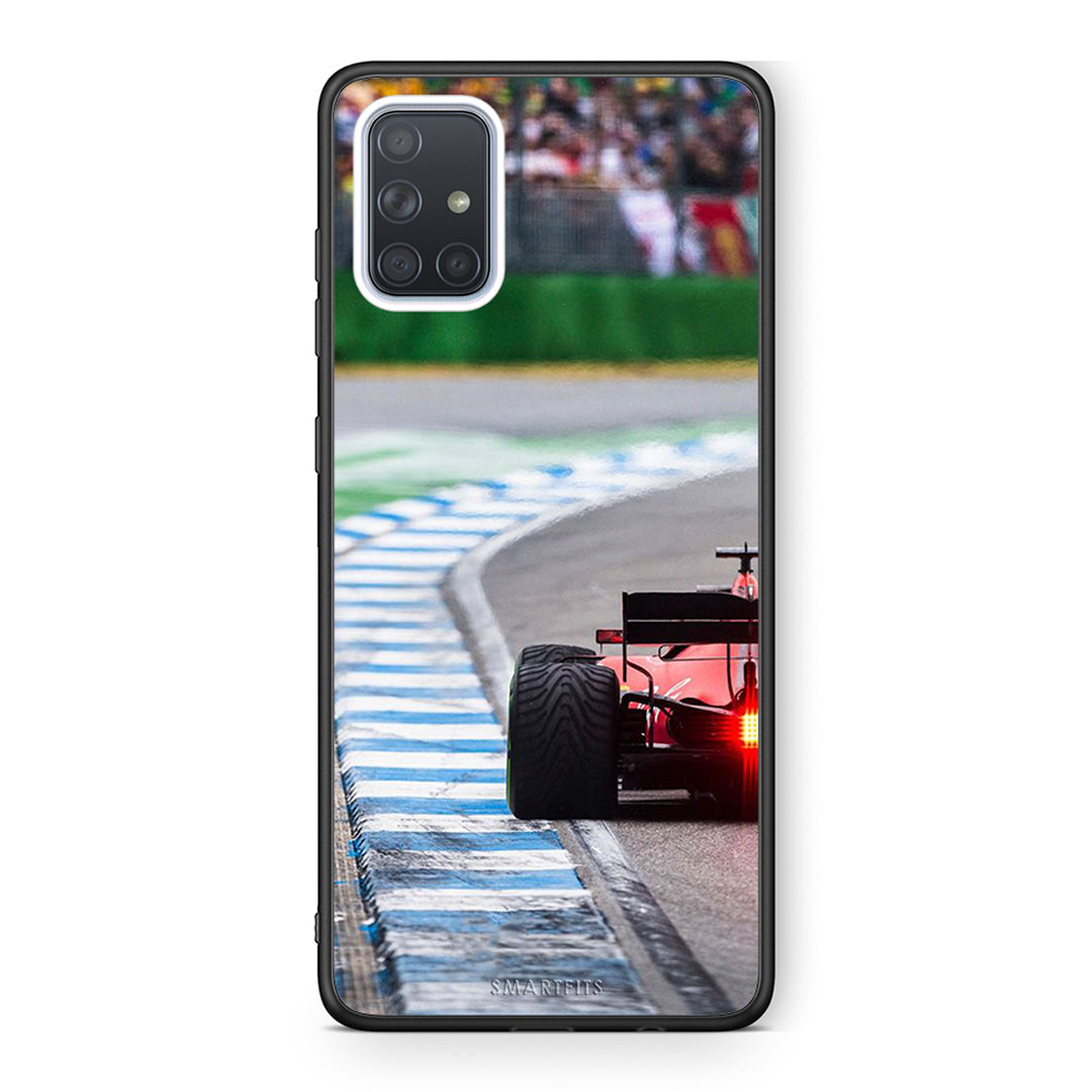 Samsung A51 Racing Vibes θήκη από τη Smartfits με σχέδιο στο πίσω μέρος και μαύρο περίβλημα | Smartphone case with colorful back and black bezels by Smartfits