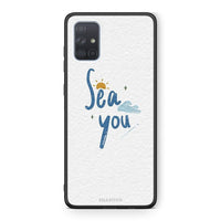Thumbnail for Samsung A71 Sea You Θήκη από τη Smartfits με σχέδιο στο πίσω μέρος και μαύρο περίβλημα | Smartphone case with colorful back and black bezels by Smartfits