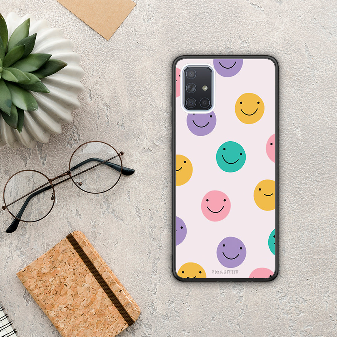 Smiley Faces - Samsung Galaxy A51 θήκη