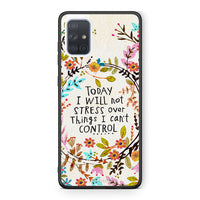 Thumbnail for Samsung A71 Stress Over θήκη από τη Smartfits με σχέδιο στο πίσω μέρος και μαύρο περίβλημα | Smartphone case with colorful back and black bezels by Smartfits