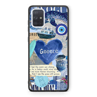 Thumbnail for Samsung A51 Summer In Greece Θήκη από τη Smartfits με σχέδιο στο πίσω μέρος και μαύρο περίβλημα | Smartphone case with colorful back and black bezels by Smartfits