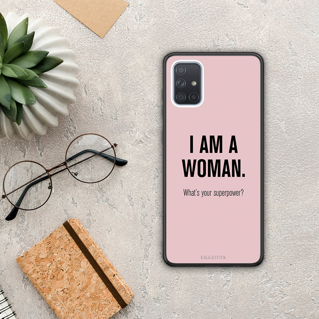 Superpower Woman - Samsung Galaxy A51 θήκη