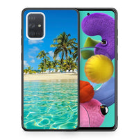 Thumbnail for Θήκη Samsung A51 Tropical Vibes από τη Smartfits με σχέδιο στο πίσω μέρος και μαύρο περίβλημα | Samsung A51 Tropical Vibes case with colorful back and black bezels