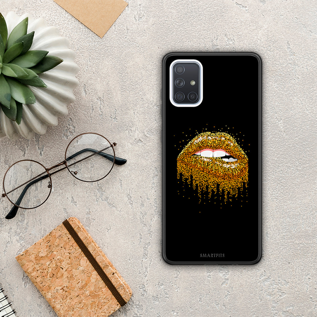 Valentine Golden - Samsung Galaxy A51 θήκη