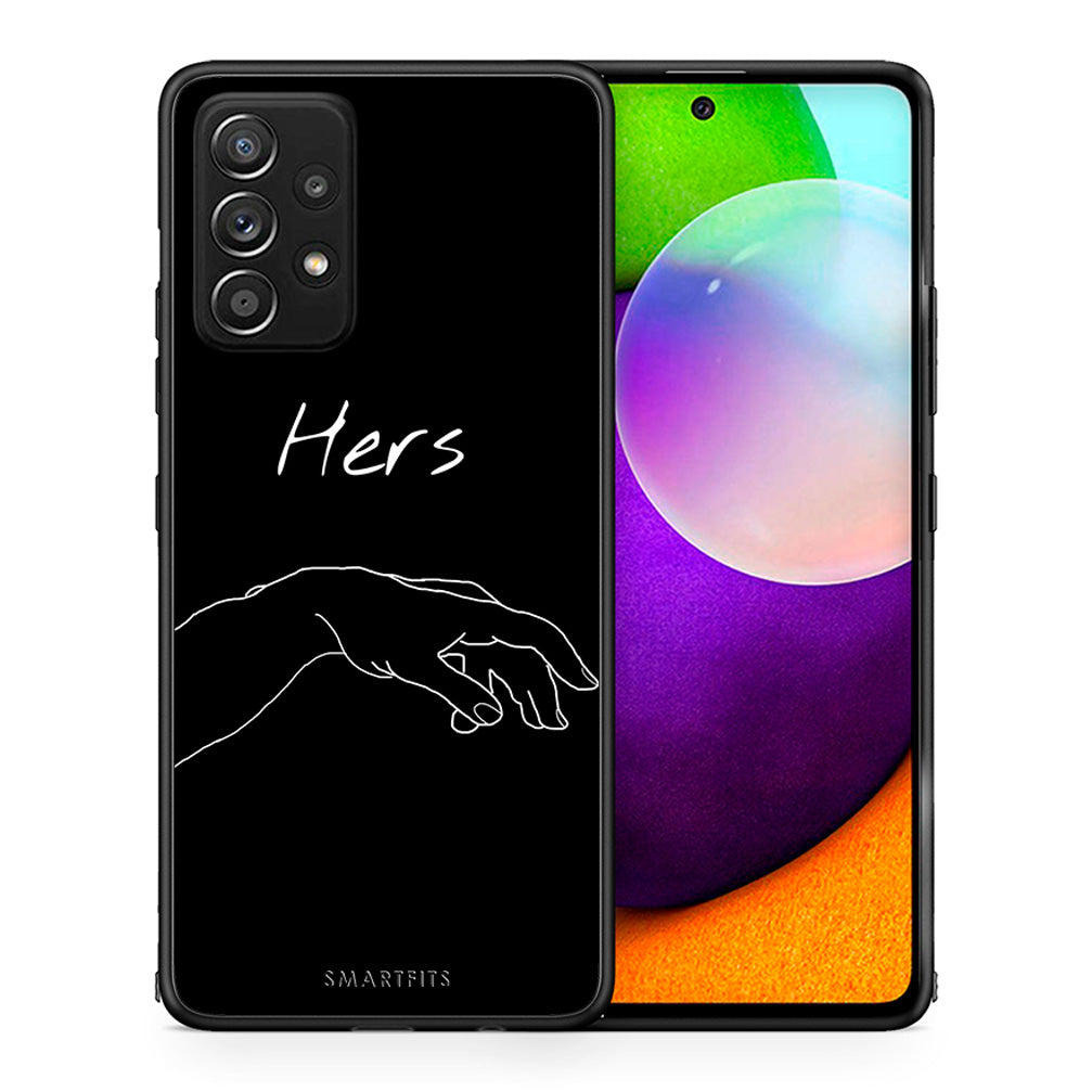 Θήκη Αγίου Βαλεντίνου Samsung Galaxy A52 Aeshetic Love 1 από τη Smartfits με σχέδιο στο πίσω μέρος και μαύρο περίβλημα | Samsung Galaxy A52 Aeshetic Love 1 case with colorful back and black bezels