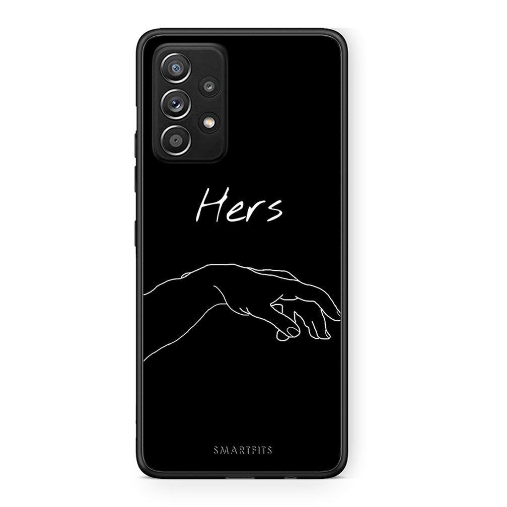 Samsung Galaxy A52 Aeshetic Love 1 Θήκη Αγίου Βαλεντίνου από τη Smartfits με σχέδιο στο πίσω μέρος και μαύρο περίβλημα | Smartphone case with colorful back and black bezels by Smartfits
