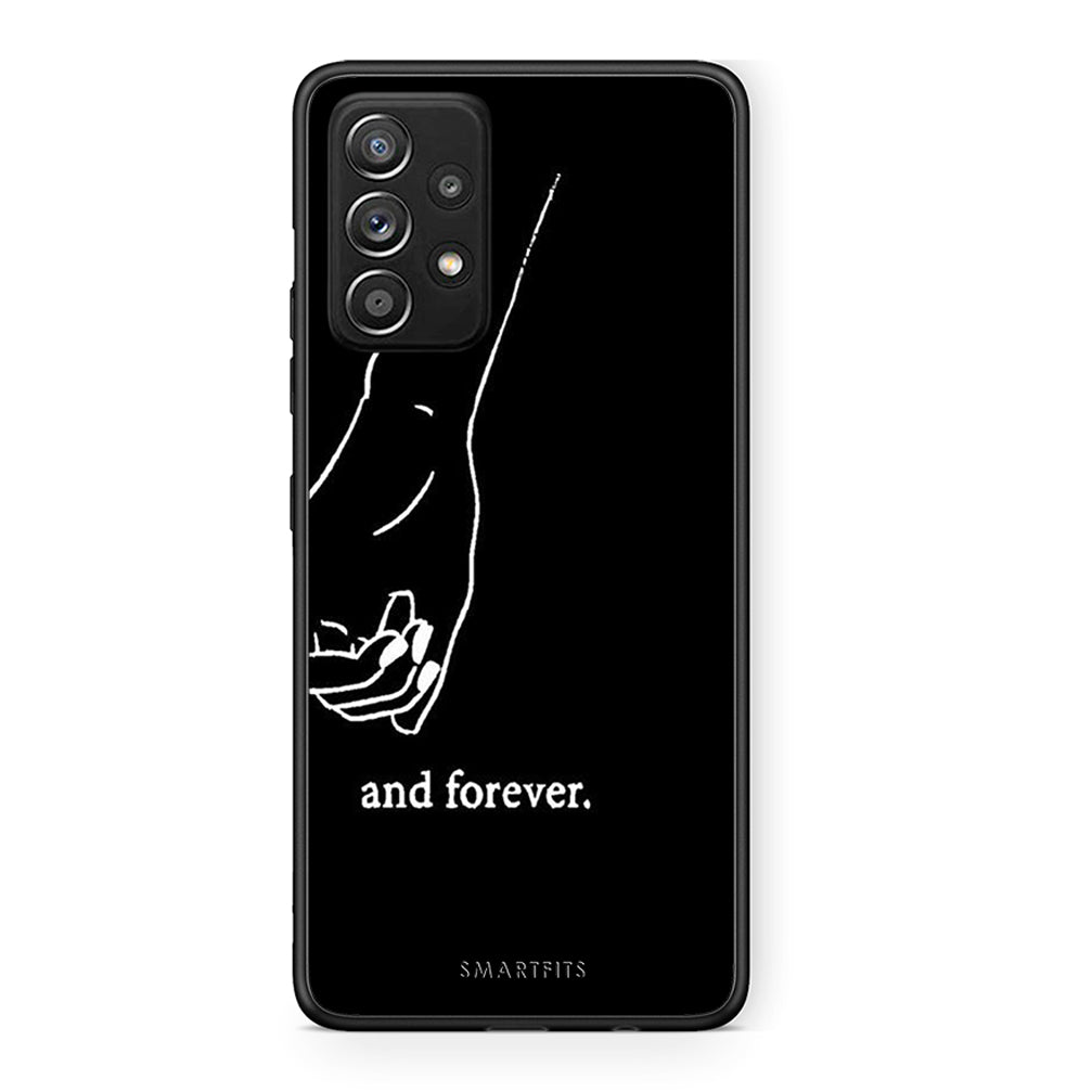 Samsung Galaxy A52 Always & Forever 2 Θήκη Αγίου Βαλεντίνου από τη Smartfits με σχέδιο στο πίσω μέρος και μαύρο περίβλημα | Smartphone case with colorful back and black bezels by Smartfits