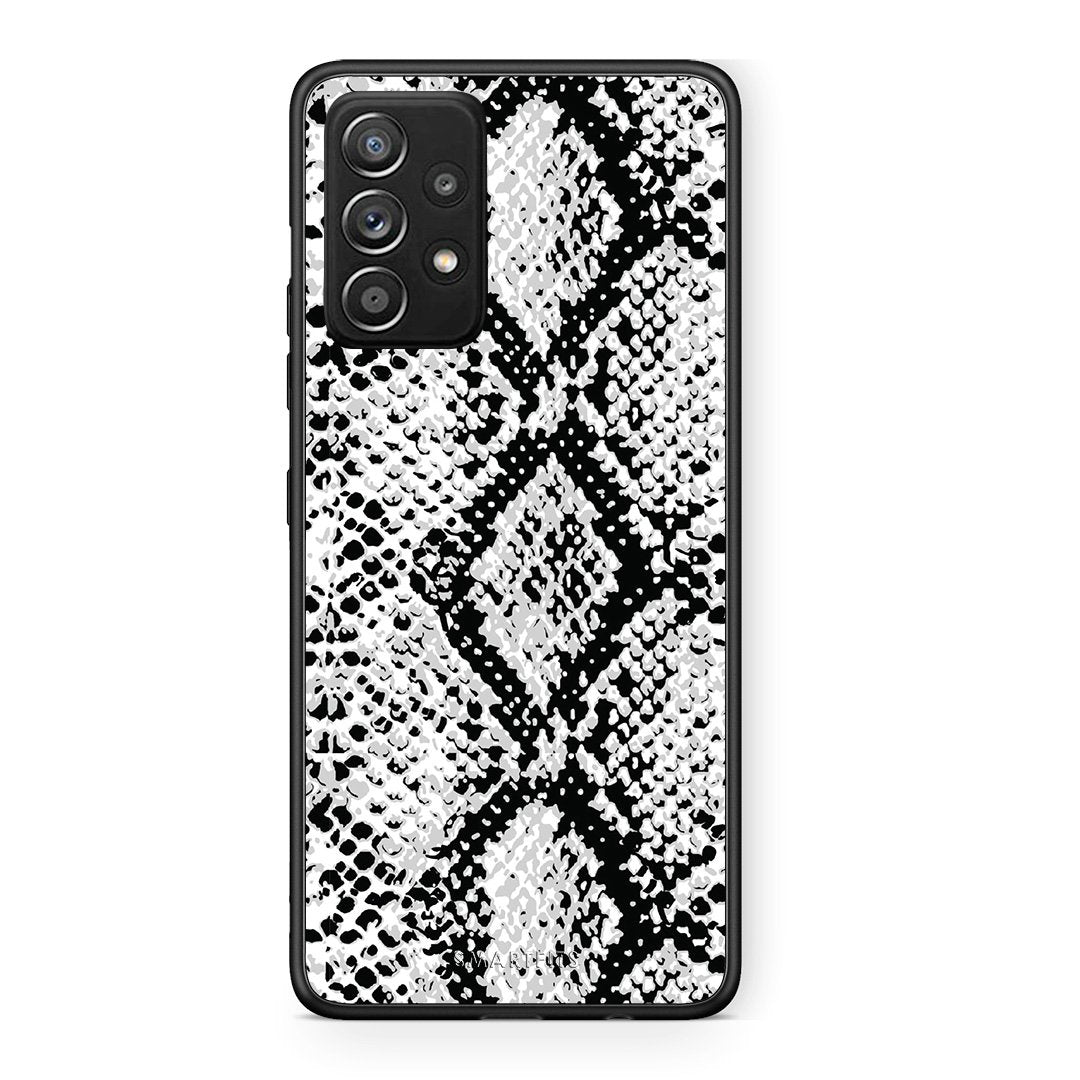 24 - Samsung Galaxy A52 White Snake Animal case, cover, bumper