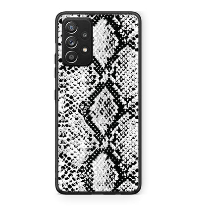 24 - Samsung Galaxy A52 White Snake Animal case, cover, bumper