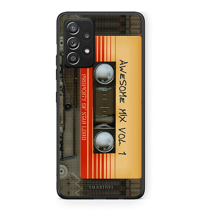 Samsung Galaxy A52 Awesome Mix θήκη από τη Smartfits με σχέδιο στο πίσω μέρος και μαύρο περίβλημα | Smartphone case with colorful back and black bezels by Smartfits