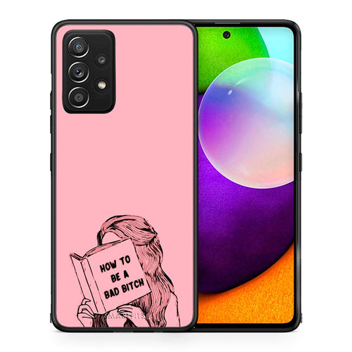 Θήκη Samsung Galaxy A52 Bad Bitch από τη Smartfits με σχέδιο στο πίσω μέρος και μαύρο περίβλημα | Samsung Galaxy A52 Bad Bitch case with colorful back and black bezels