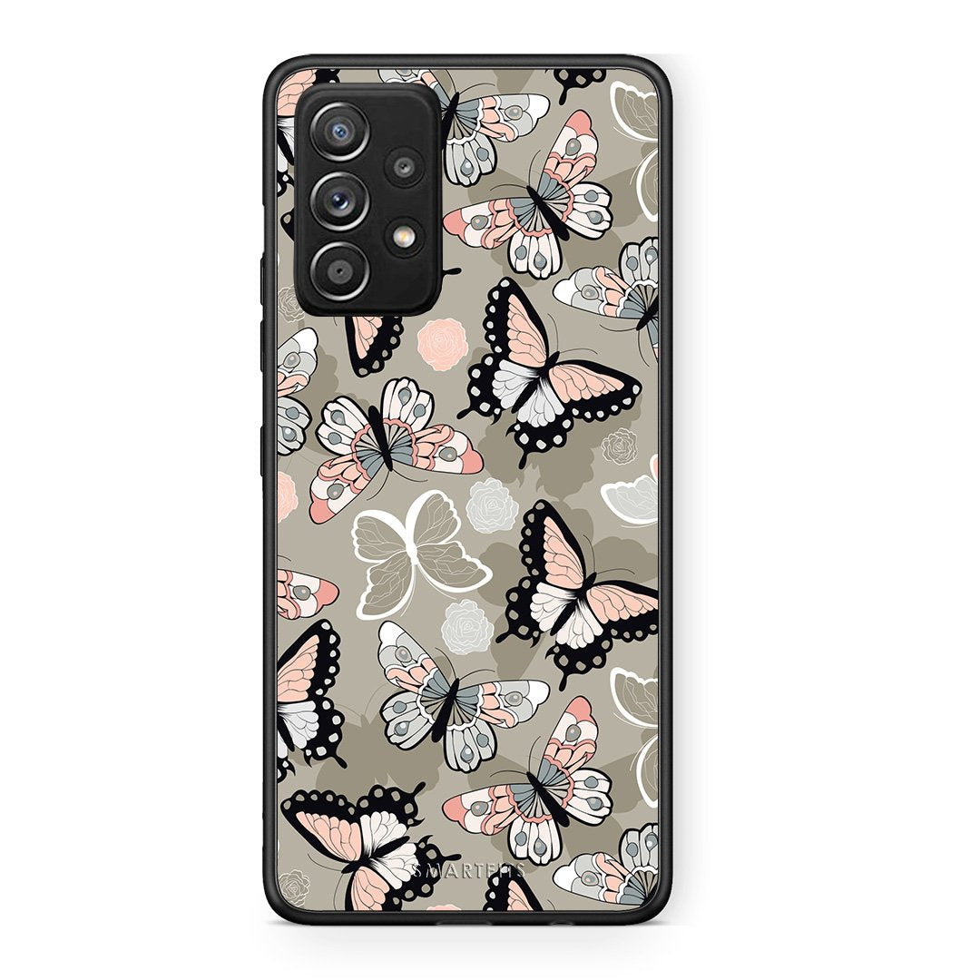 135 - Samsung Galaxy A52 Butterflies Boho case, cover, bumper
