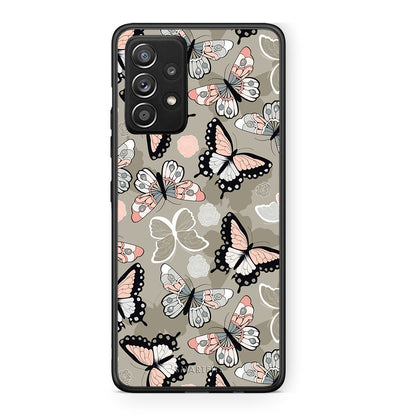135 - Samsung Galaxy A52 Butterflies Boho case, cover, bumper