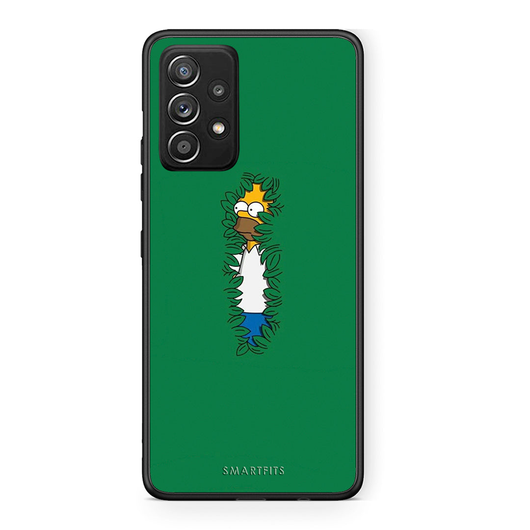 Samsung Galaxy A52 Bush Man Θήκη Αγίου Βαλεντίνου από τη Smartfits με σχέδιο στο πίσω μέρος και μαύρο περίβλημα | Smartphone case with colorful back and black bezels by Smartfits