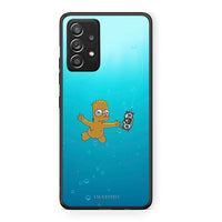Thumbnail for Samsung Galaxy A52 Chasing Money θήκη από τη Smartfits με σχέδιο στο πίσω μέρος και μαύρο περίβλημα | Smartphone case with colorful back and black bezels by Smartfits