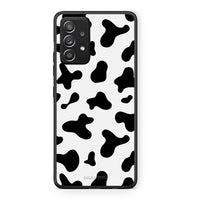 Thumbnail for Samsung Galaxy A52 Cow Print θήκη από τη Smartfits με σχέδιο στο πίσω μέρος και μαύρο περίβλημα | Smartphone case with colorful back and black bezels by Smartfits