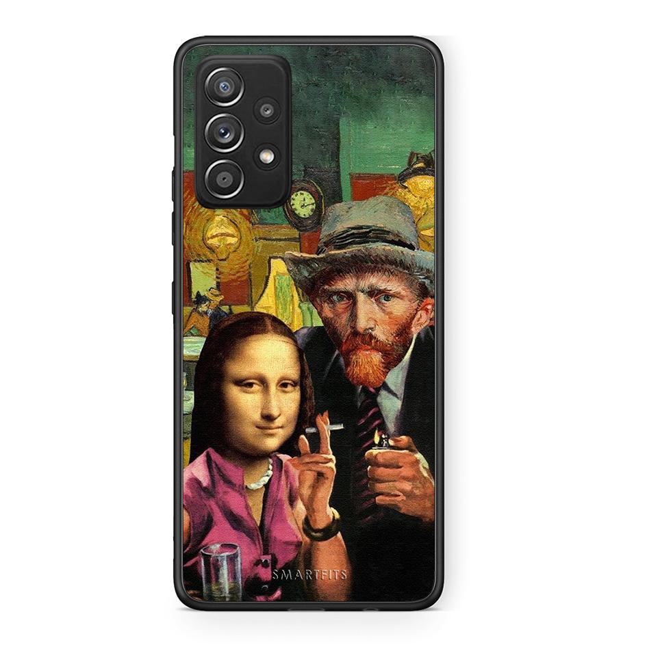 Samsung Galaxy A52 Funny Art θήκη από τη Smartfits με σχέδιο στο πίσω μέρος και μαύρο περίβλημα | Smartphone case with colorful back and black bezels by Smartfits