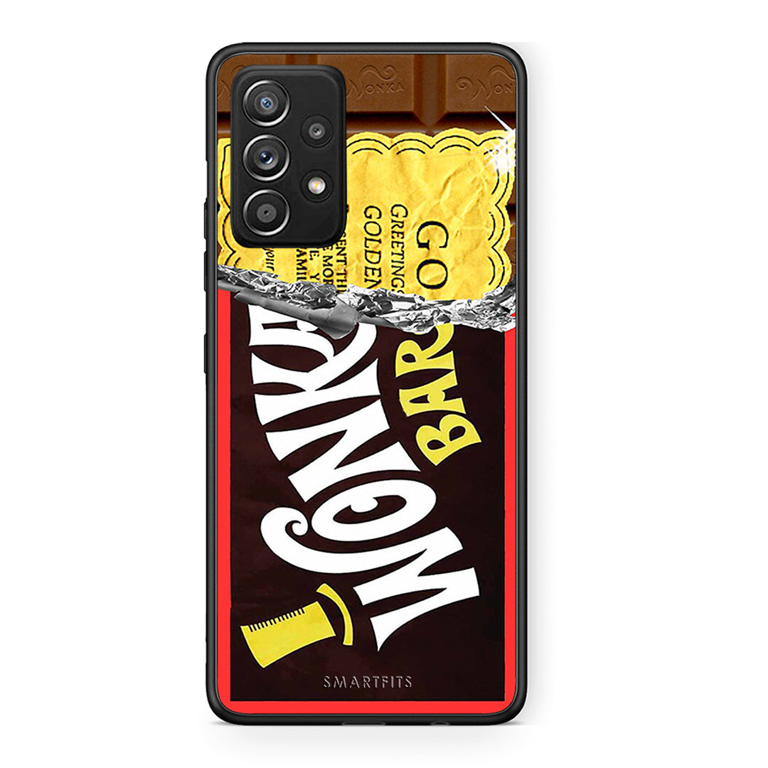 Samsung Galaxy A52 Golden Ticket θήκη από τη Smartfits με σχέδιο στο πίσω μέρος και μαύρο περίβλημα | Smartphone case with colorful back and black bezels by Smartfits