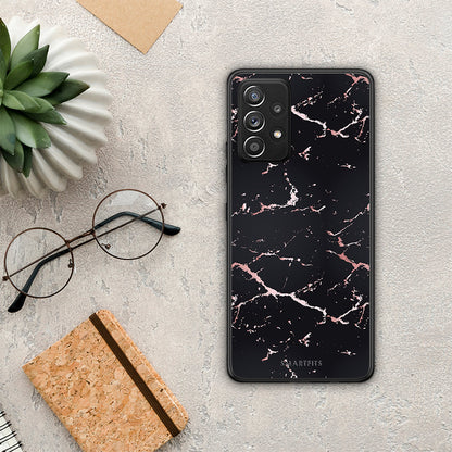 Marble Black Rosegold - Samsung Galaxy A52 / A52s / A52 5G θήκη